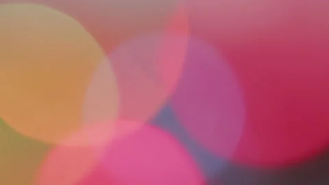Beautiful bokeh of colorful string light 4K video Stock Footage 194671218