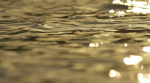 The beautiful  bokeh by water surface texture background and coast lake(river) Stock Footage 55226671