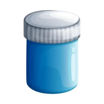 A beautiful bottle of tempera Stock Illustration