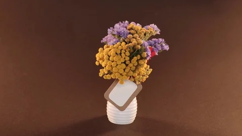 A beautiful bouquet rotating. Video stock 80823710