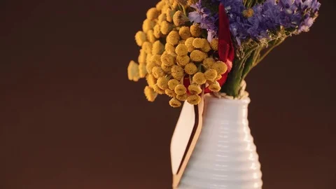 A beautiful bouquet rotating. Stock Footage 80823721
