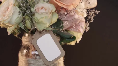 A beautiful bouquet rotating. Stock Footage 80823728