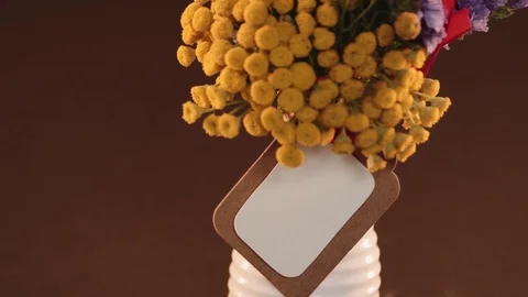 A beautiful bouquet rotating. Stock Footage 80823733