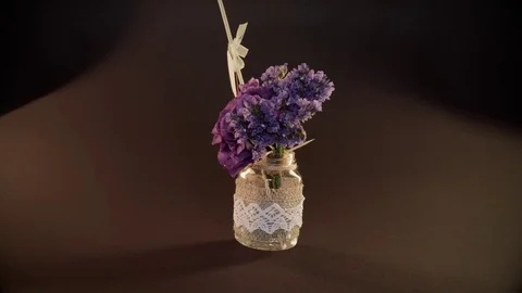 A beautiful bouquet rotating. Stock Footage 80823755