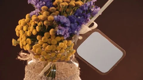 A beautiful bouquet rotating. Stock Footage 80823808