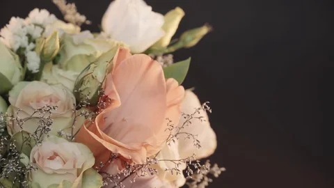 A beautiful bouquet rotating. Stock Footage 80823846