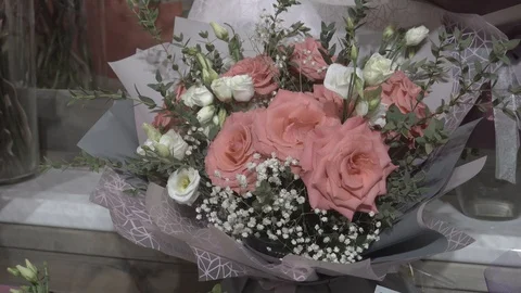 Beautiful bouquets of flowers Vidéo 106571909