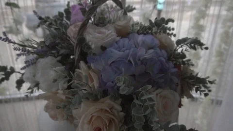 Beautiful bouquets of flowers Vidéo 106576322