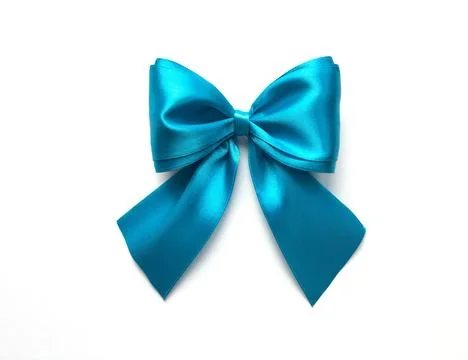 Beautiful bow on white background Stock Photos