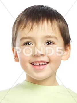 Beautiful boy portrait Stock Photos