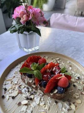 Beautiful breakfast Stockfoto's