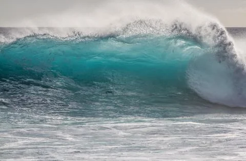 Beautiful breaking Ocean wave Stock Photos