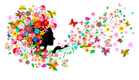 Beautiful breath of spring Stock Illustration