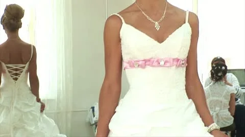 Beautiful bride Stock Footage 11395407