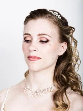 Beautiful bride funny posing, expressing different emotions. Beautiful bride Photos