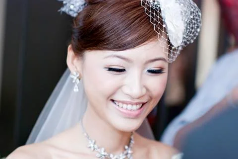 Beautiful bride Stock Photos