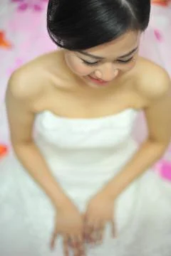 Beautiful bride Stock Photos