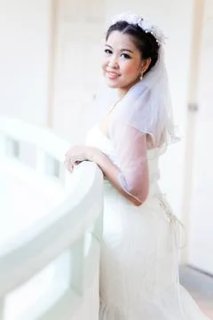 Beautiful bride Stock Photos