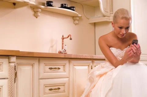 Beautiful bride 스톡 사진