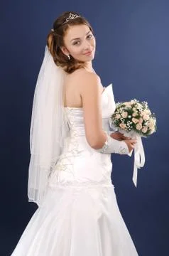 Beautiful bride Stock Photos