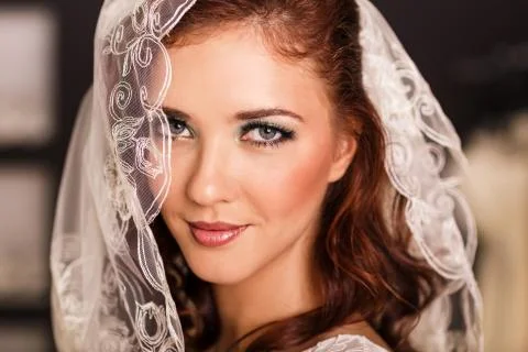 Beautiful bride Stock Photos