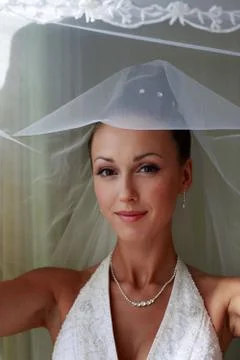 Beautiful bride Stock Photos