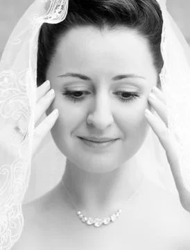 Beautiful bride Stock Photos