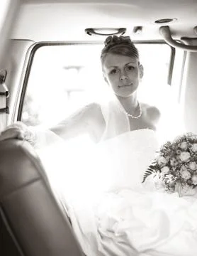 Beautiful bride Stock Photos