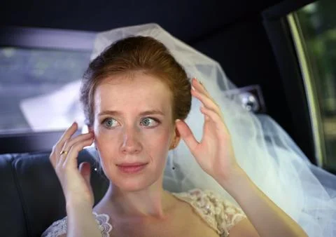 Beautiful bride Stock Photos