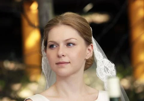 Beautiful bride Stock Photos