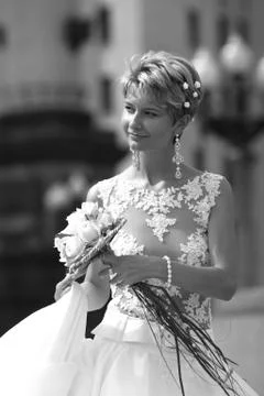 Beautiful bride Stock Photos