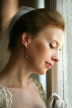 Beautiful bride Stock Photos