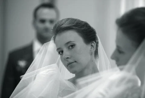 Beautiful bride Stock Photos