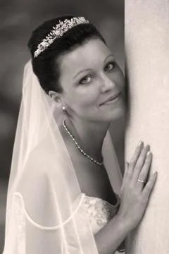 Beautiful bride Stock Photos