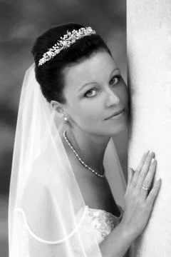 Beautiful bride Stock Photos