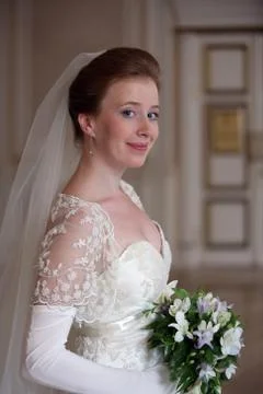 Beautiful bride Stock Photos