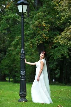 Beautiful  bride Stock Photos