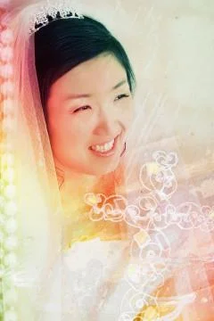 Beautiful bride Foto stock