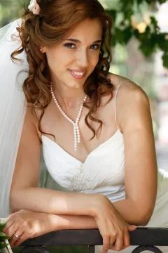 Beautiful bride Stock Photos
