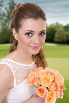 Beautiful bride Stock Photos