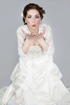 Beautiful bride Stock Photos