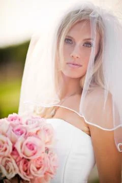 Beautiful bride Foto stock