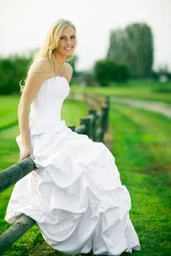 Beautiful bride Stock Photos