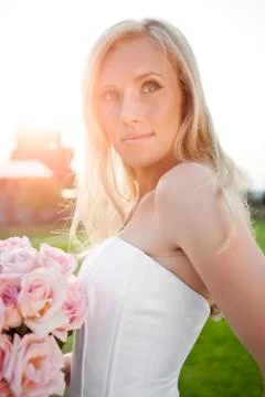 Beautiful bride Foto stock