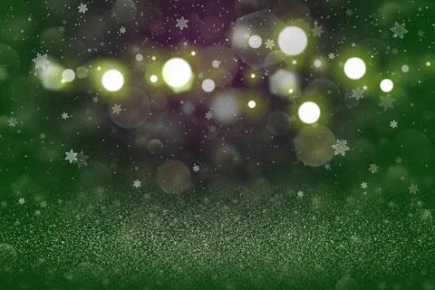 Beautiful bright abstract background glitter lights with falling snow flakes イラスト素材