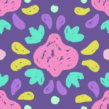 Beautiful bright seamless pattern. Stock Illustration