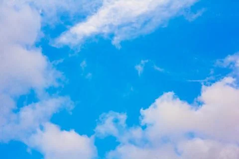 Beautiful bright sky in the clouds Stock Photos