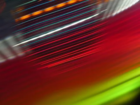 Beautiful bright threads, progressive rhythmic light trails, virtual networks Illustrazione stock