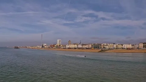 Beautiful Brighton beach view Stock-Footage 276522668