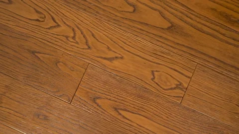 Beautiful Brown Solid Wood Floor, Parquet, Parquet Board, Solid Board, Rotation. Stock Footage 145641601